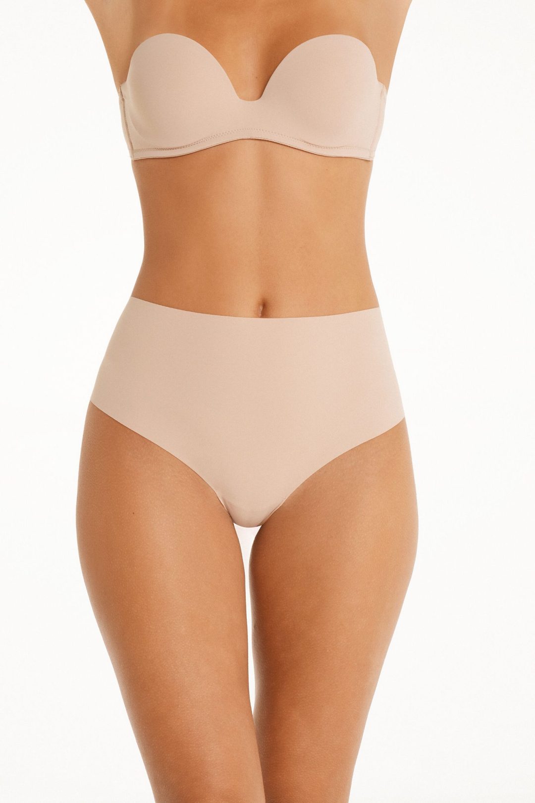 Mikrofiber Yüksek Belli Brezilya Külotu